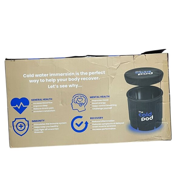 The Cold Pod Portable Recovery Ice Bath Plunge Pool NEW Open Box - Picture 2 of 3